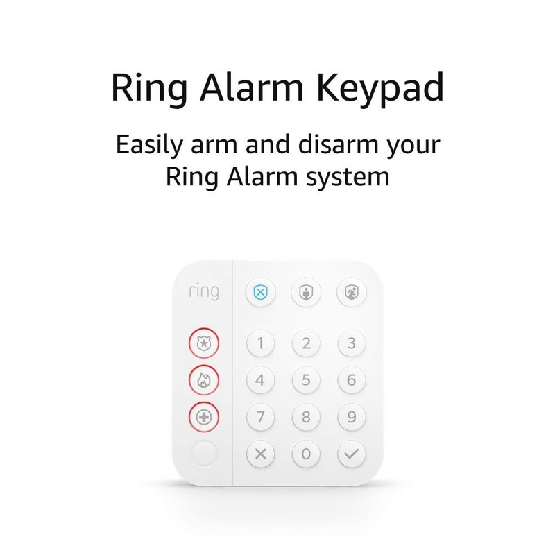 Ring Alarm Keypad 2nd Gen 5AT2S7 Wireless Z-Wave Security