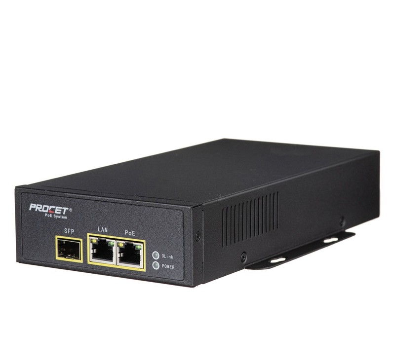 Hanwha Vision SPO-8315 83W PoE Injector gallery