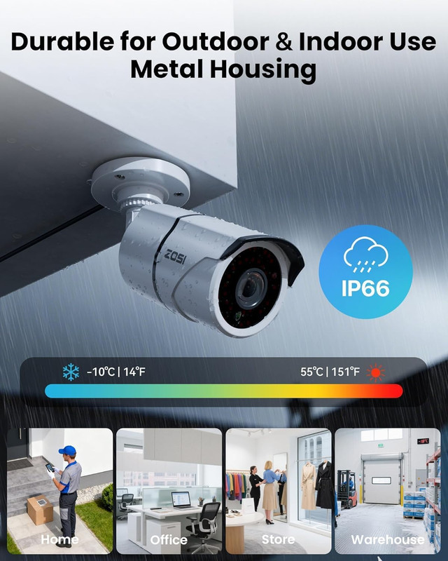 8CH 3K Lite Security Camera System with AI Detection & 120Ft Night Vision gallery