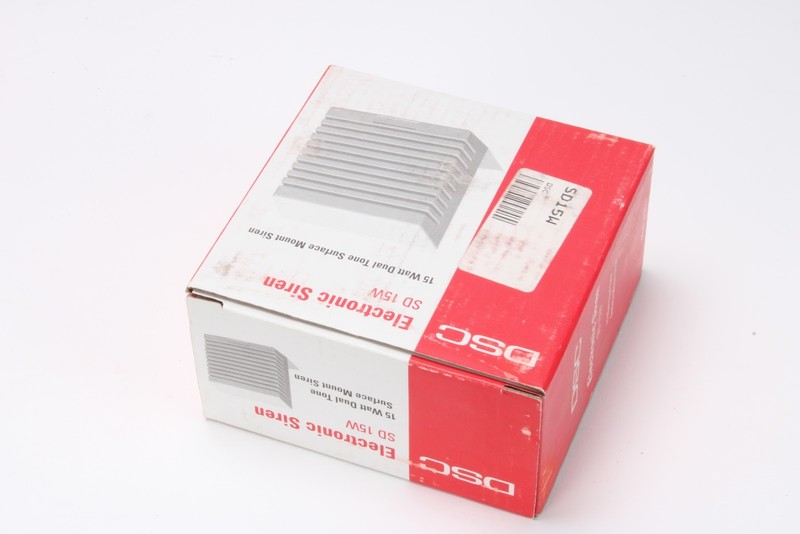 DSC SD 15W 15-Watt Dual Tone Surface Mount Siren (Lot of 4) - NEW gallery