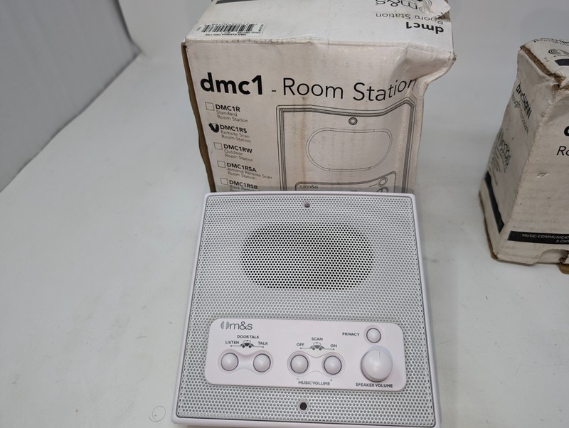 M&S Systems DMC1HRW Flush-mount Rough-In Box Enclosure & DMC1 Room Station gallery