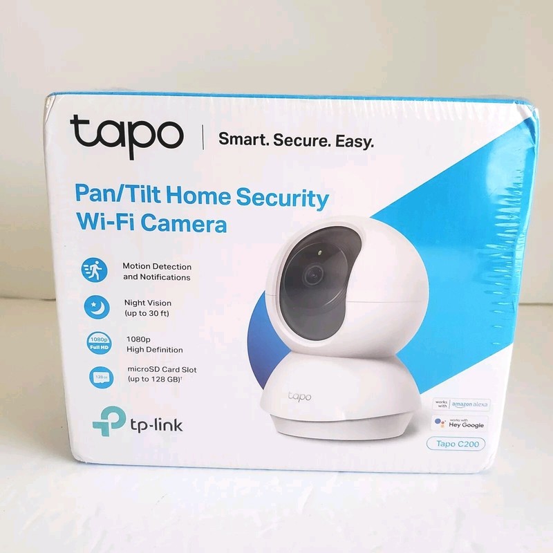 NEW Tp-link 1080p H.264 Pan Tilt Home Security Wi-fi Camera Tapo C200 tapoc200