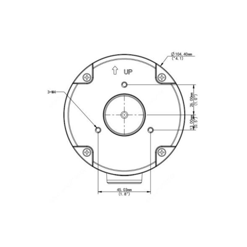 Alibi Junction Box ALI-JB05-B-IN - American Security Camera Company gallery