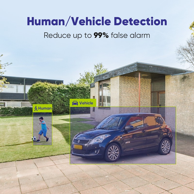 SANNCE 1080P Security Camera System Pan&Tilt 8CH DVR Outdoor AI Detection CCTV gallery