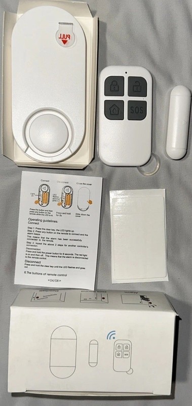 Door Alarm Wireless Anti-Theft Remote Control Door and Window Security Alarms