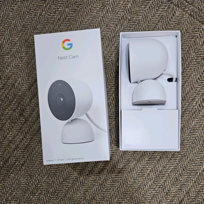 Google Nest Cam 2nd Gen Indoor Wired Smart Home Security Camera