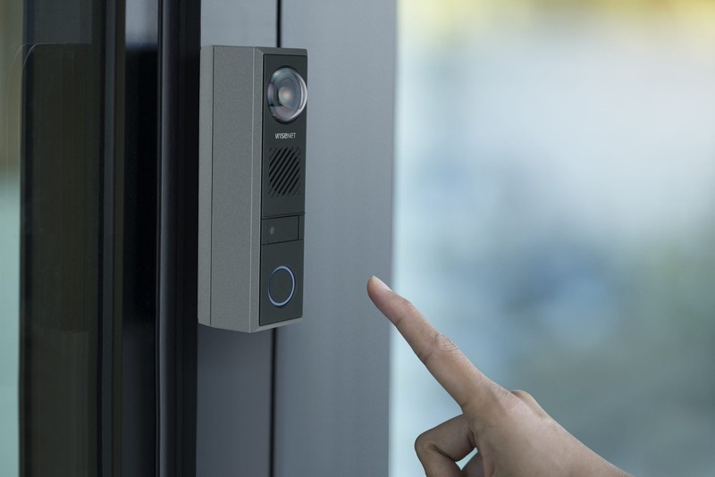 Hanwha Techwin TID-600R 2MP Video Intercom IP65 Security Accessories 1.6mm Lens gallery