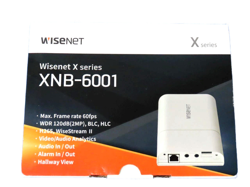 Hanwha Techwin XNB-6001 Wisenet X Series 2MP Network Camera Main Module Base NIB