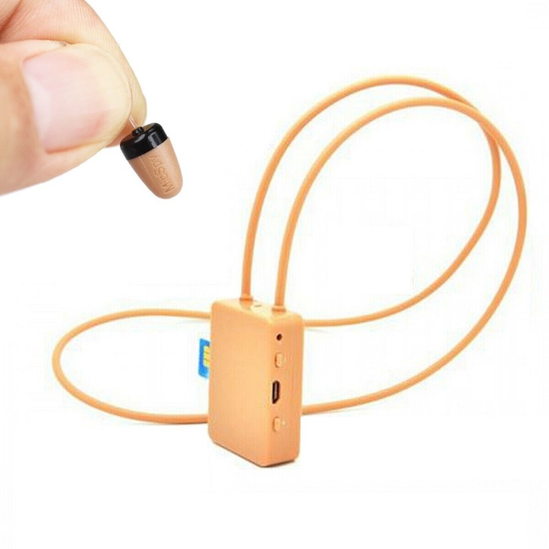 NEW Spy Earpiece GSM Loop & Mini Hidden Earphone Wireless Headset microphone