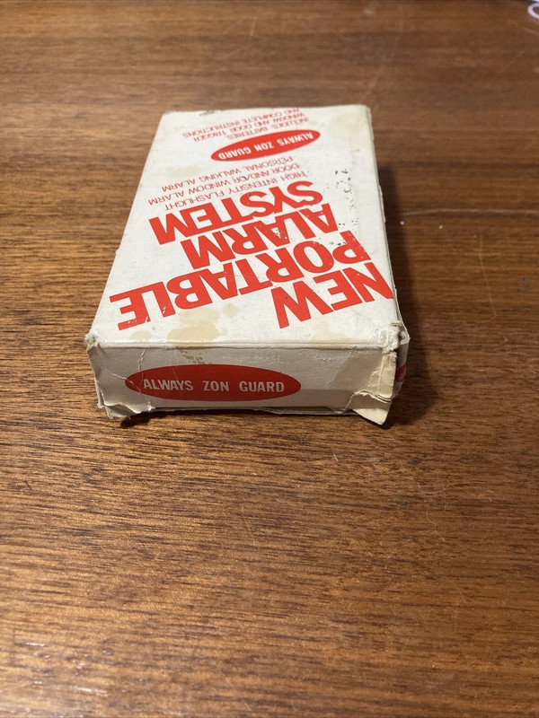 New Vintage Portable Alarm System (Always Zon Gard) Collectible gallery