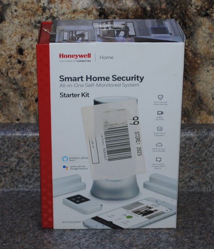 Honeywell RCHS5230WF Smart Home Security All-in-One-Monitored System Starter Kit