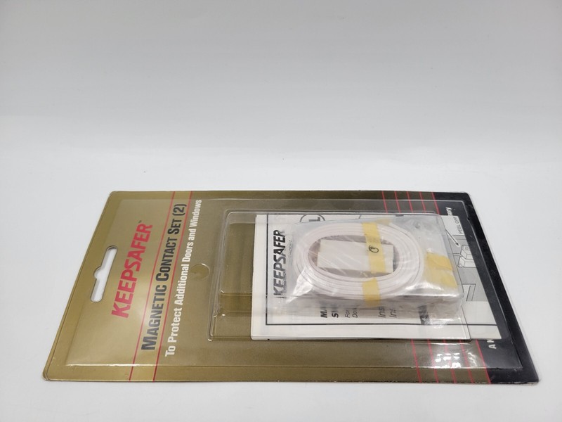 Vtg 90's Keepsafer Magnetic Contact Set (2) Interior Security Detection SSD New! gallery