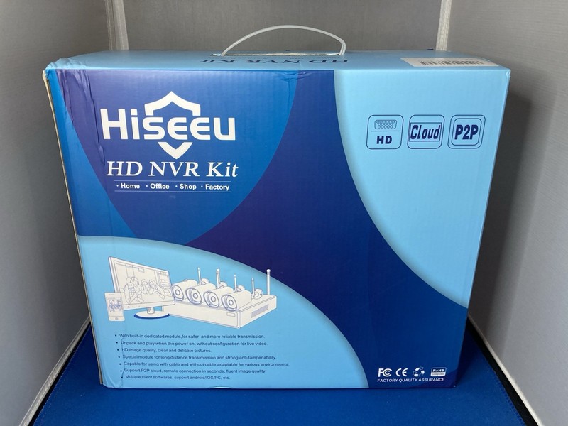 Hiseeu HD NVR Kit – Wireless Network Video Recorder System- 4 cameras