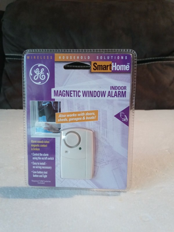 SMART HOME INDOOR MAGNETIC WINDOW ALARM WIRELESS HOUSEHOLD SOLUTIONS BY GE gallery
