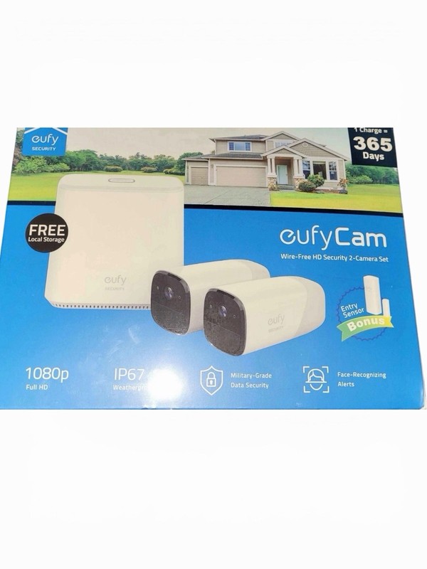 eufy Security eufyCam 2 Wireless Home Security Camera System,365 Day Battery Lif