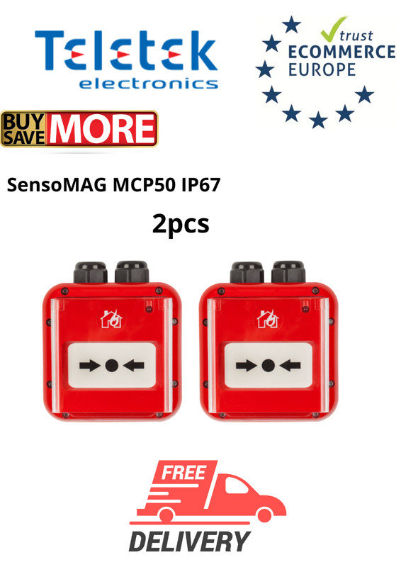 TELETEK Fire Alarm / Conventional / Detectors / SensoMAG MCP50 IP67 2pcs