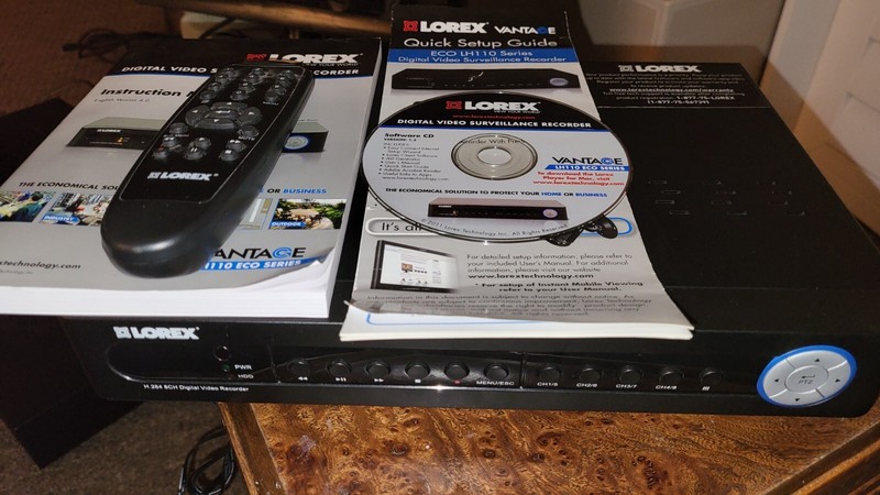 Lorex LH118000 8 Channel DVR Security System - 500GB HDD Bundle + Extras