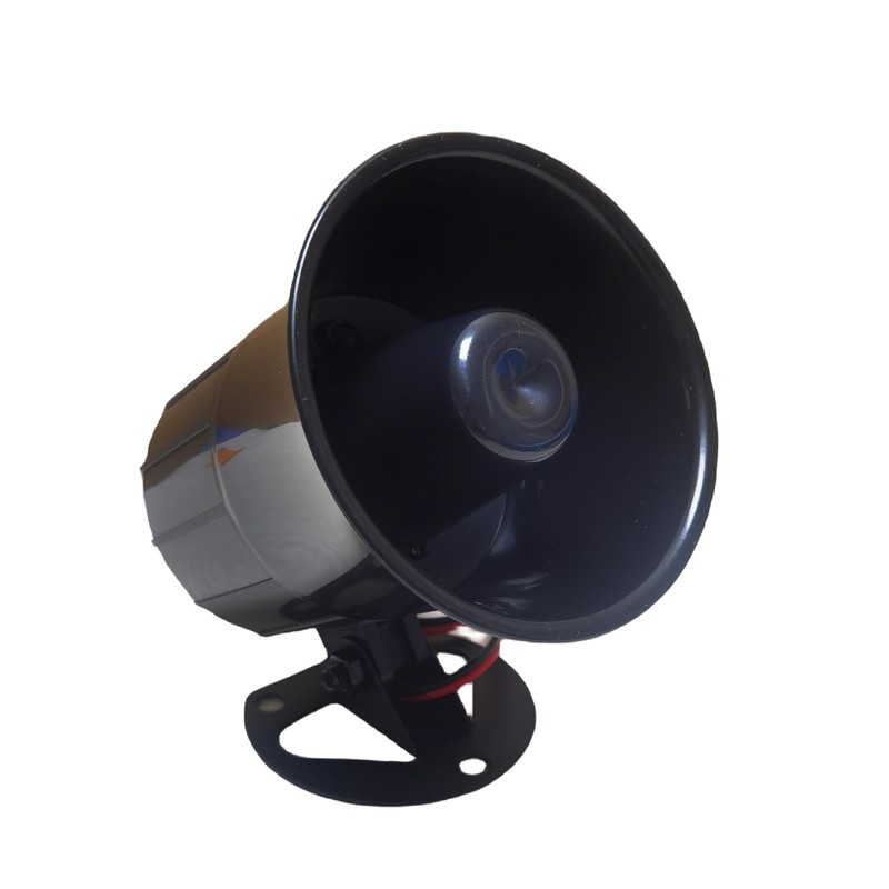 Wired Alarm Siren Horn 15W DC 6 to 12V Security Siren with Bracket for Home S…