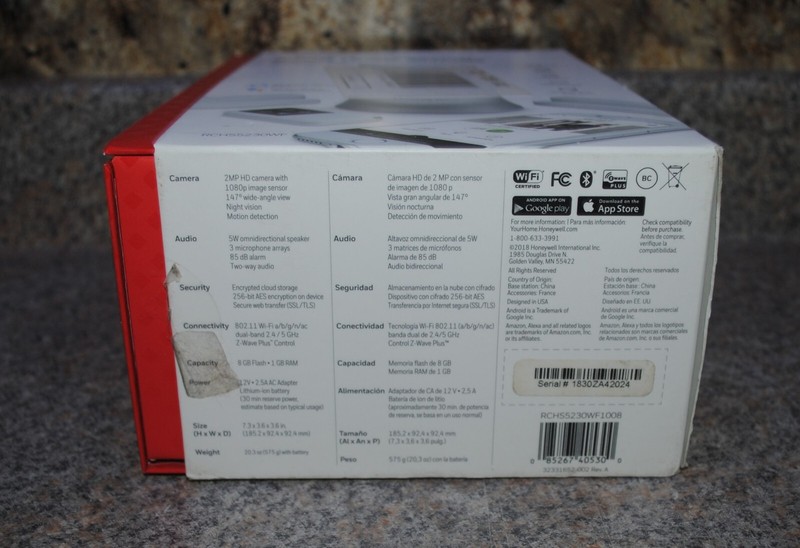 Honeywell RCHS5230WF Smart Home Security All-in-One-Monitored System Starter Kit gallery