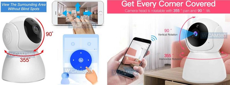 High Def Wireless IP Camera With Motion Detect PTZ Control And Smartphone APP gallery