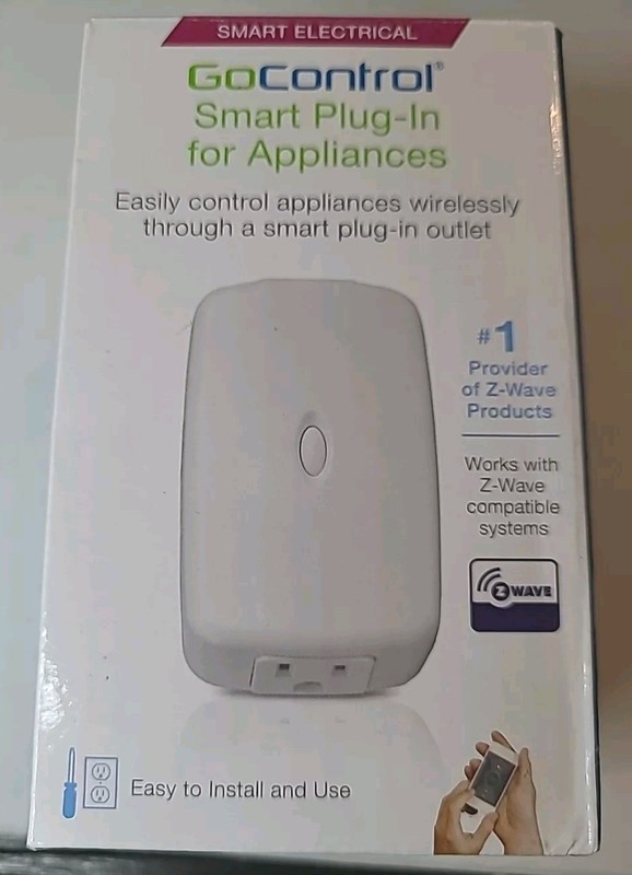 Go Control Smart Plug-in For Appliances PS15Z-2 Z-Wave