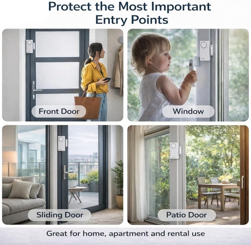 Smart Safety Solution: Wireless Door Alarm with Remote for Kids & Dementia Care gallery