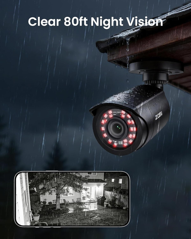 3K Lite Security Camera System with AI Human Vehicle Detection,H.265+ 8CH HD TVI gallery
