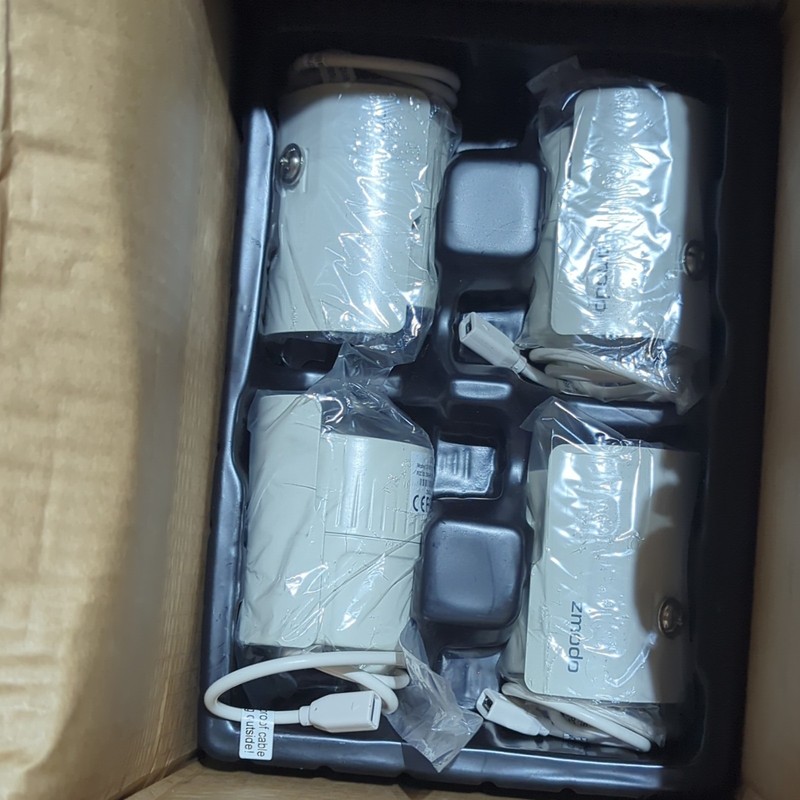 lots of 5 Zmodo ZP-IB15-W Wi-Fi Wireless 4-Cam 1080p Indoor/Outdoor IP System W gallery