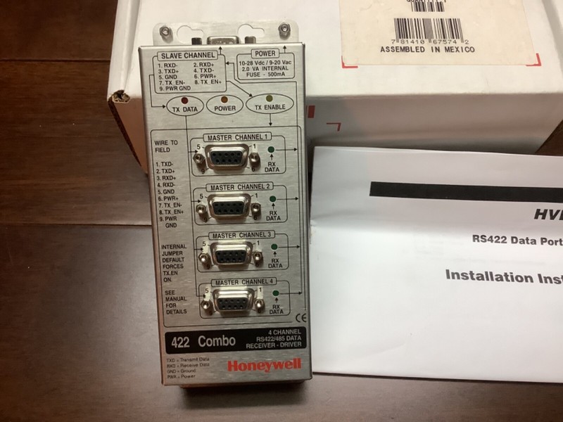 Honeywell Video HVB422C4 Data Port Expander 4 Channel RS422/485 Receiver-Driver gallery