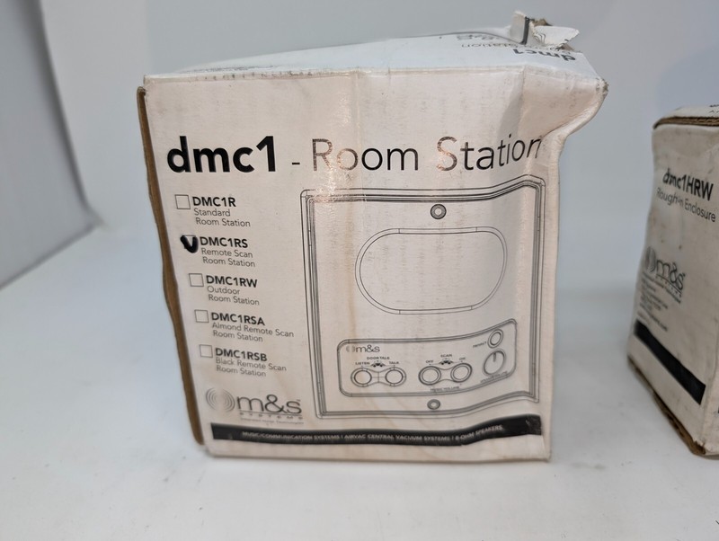 M&S Systems DMC1HRW Flush-mount Rough-In Box Enclosure & DMC1 Room Station gallery