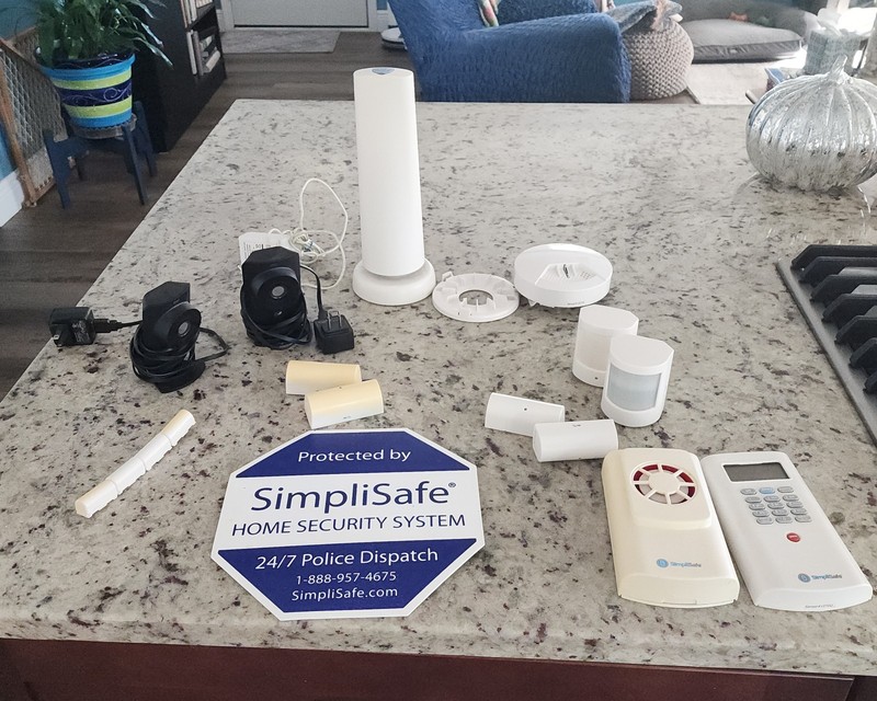 SimpliSafe Home Security System Bundle –Not Tested Parts Only