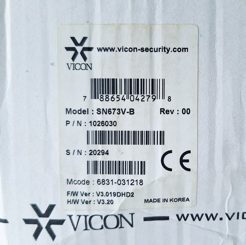 VICON SN673V-B 1080P PTZ IP CAMERA DOME CAMERA surface-mounted vandal-proof IP66 gallery