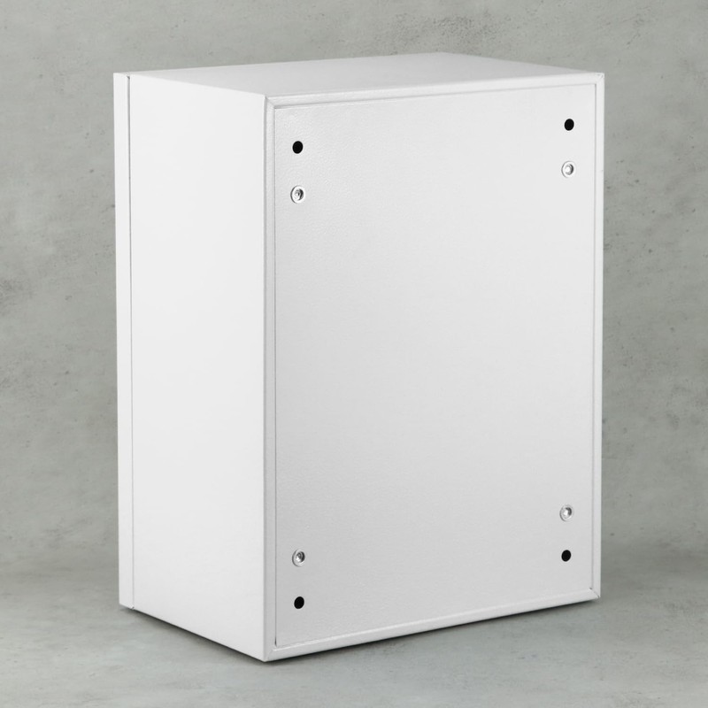 QWORK Steel Enclosure, 16x12x8 Carbon Electrical Box, Waterproof white gallery