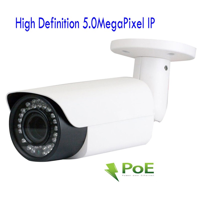 4Channel Wifi NVR 2592x1920P 5MP PoE IP 42IR Security Camera System IP66 F52 PoE gallery