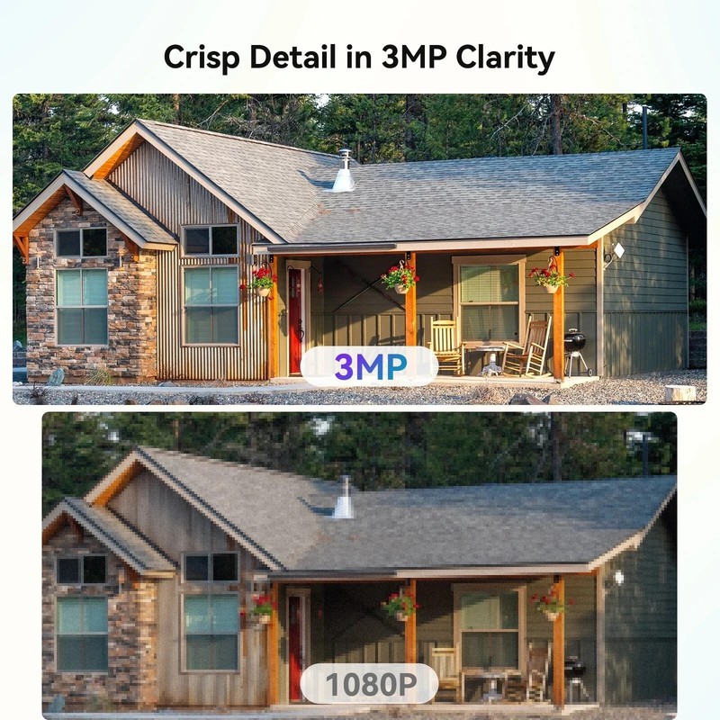 WIFI 3MP IP Security Camera System 8CH NVR Outdoor Night Vison Home Security gallery