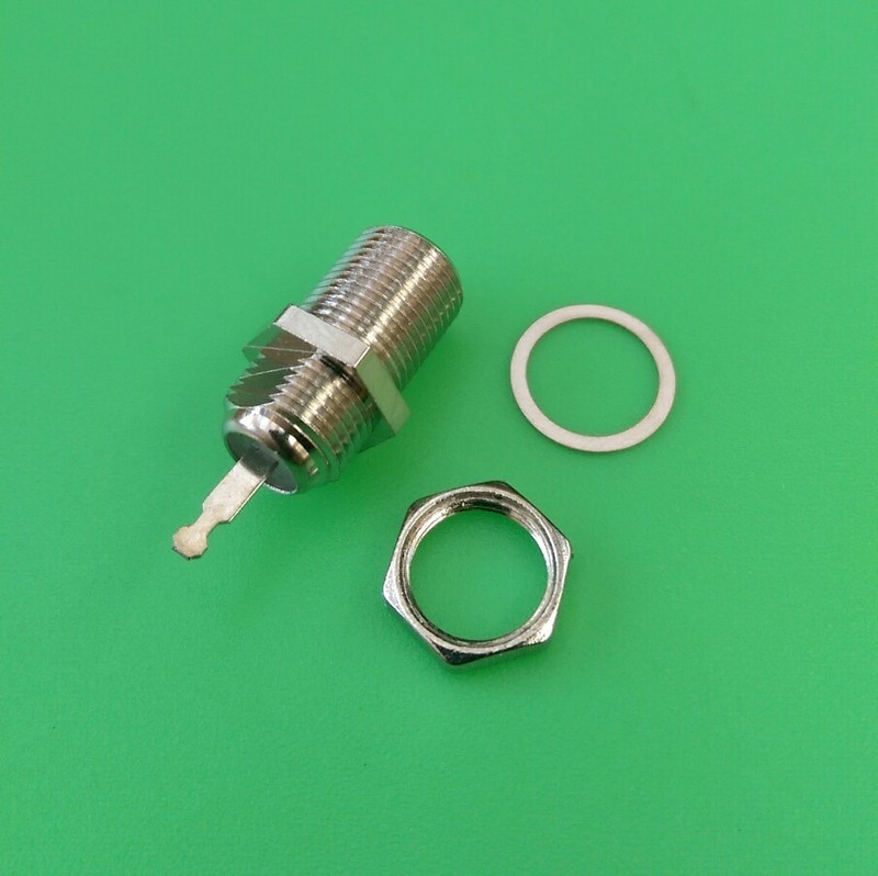 (2 PACKS) F-61 CHASSIS MOUNT CONNECTOR - USA Seller