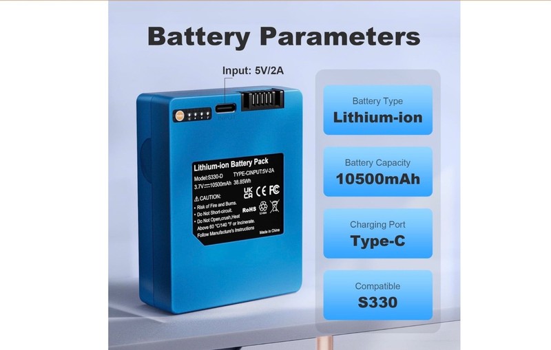 Security Rechargeable Battery for S330 Video Smart Lock 3-in-1 and Smart Drop, 1 gallery