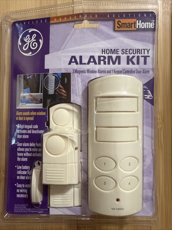 GE Personal Security Alarm Kit #51107 - Window or Door Alarm - New in Package