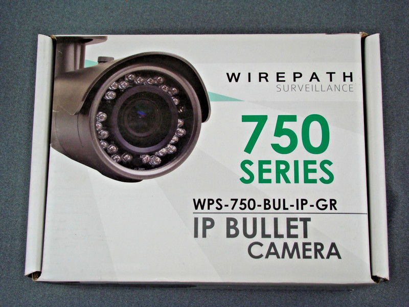 Wirepath WPS-750-BUL-IP-GR 750 Series Outdoor IP Security Camera Open Box