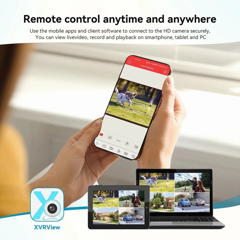 WIFI 3MP IP Security Camera System 8CH NVR Outdoor Night Vison Home Security gallery