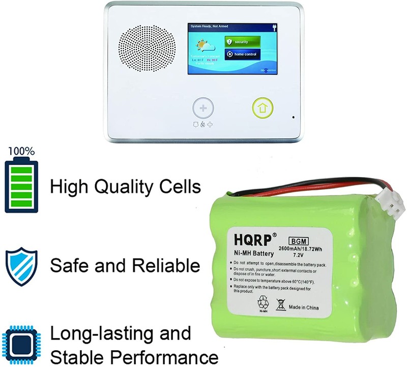 HQRP 7.2V Battery for CPI Panel Security System Alarm 6MR1600AAY4Z 6MR2000AAY4Z gallery