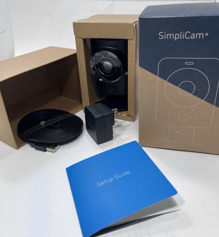 SimpliSafe SimpliCam Indoor Security Camera SSCM1 New In Box gallery