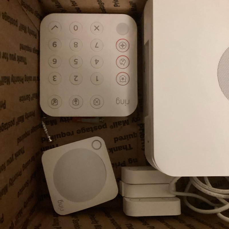 ring alarm system + keypad + 3 door & 1 motion sensor gallery