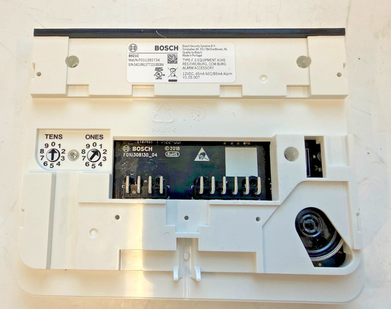 Bosch B921C Capacitive Touch Text Keypad gallery