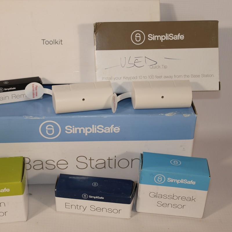 SimpliSafe Wireless Home Security System Starter Kit Base Keypad 2 Sensors & Fob gallery