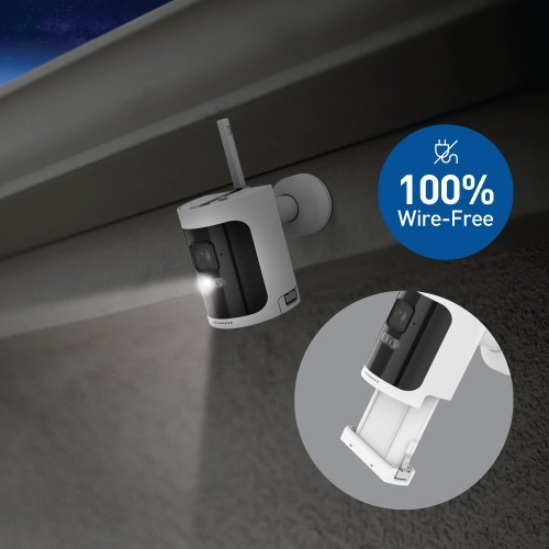 AllSecure600 2K Wireless Security Kit with 2 x Wire-Free Cameras & NVR Tower gallery