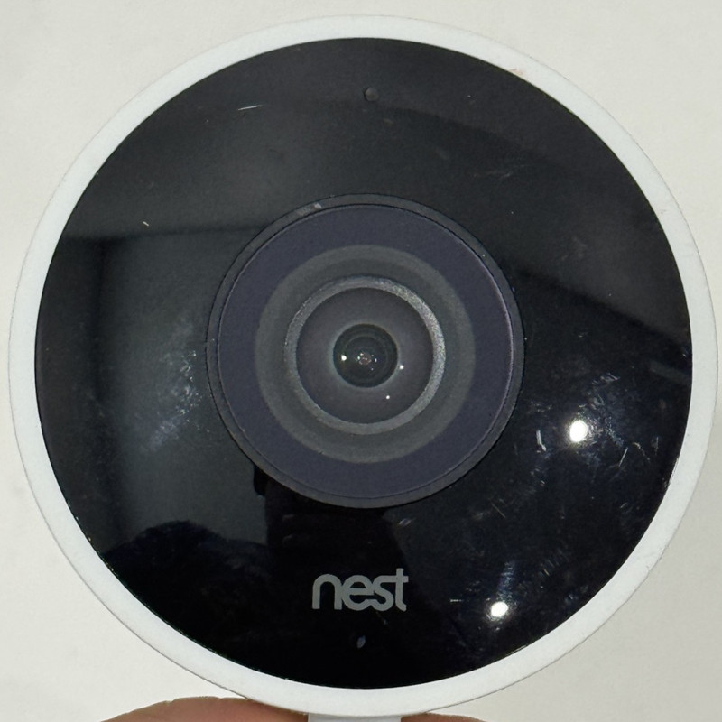 Google Nest Cam Outdoor 1st Gen A0033 White Security Camera with Power Cord gallery
