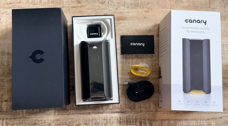Canary Smart Home Security Camera 1080p WiFi Night Vision CAN100USBK NEW gallery