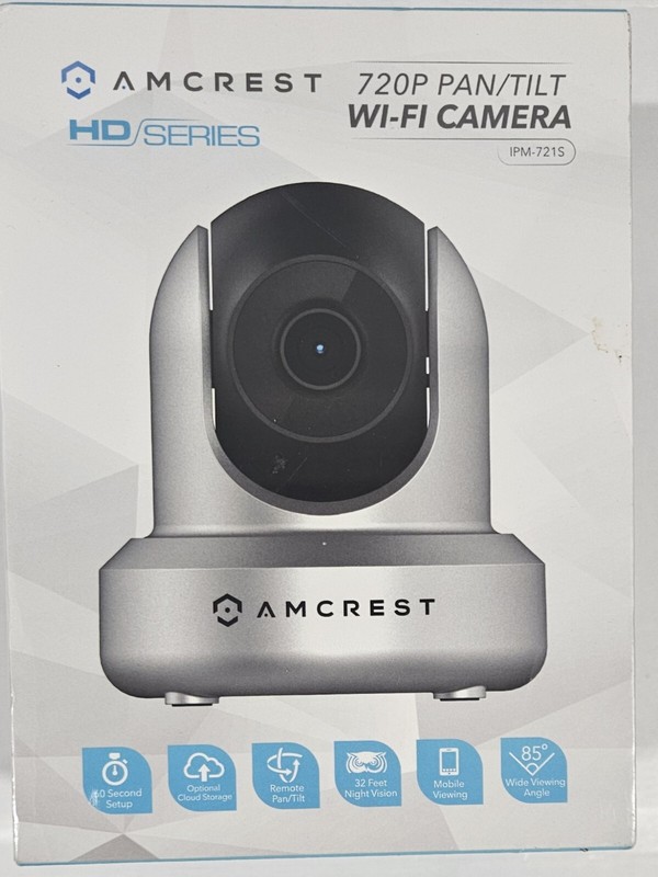 Amcrest HD Series 720p Wi-Fi Wireless IP Security Surveillance Camera System... gallery