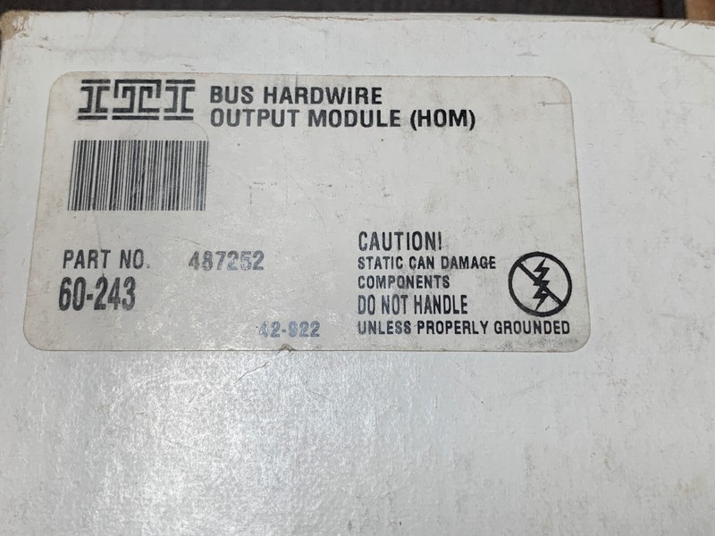 NEW ITI GE 60-243 Bus & Zone Hardwire Input Module gallery